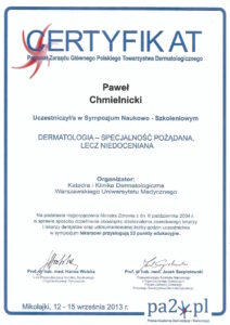 Paweł Chmielnicki dyplomy pion (30)